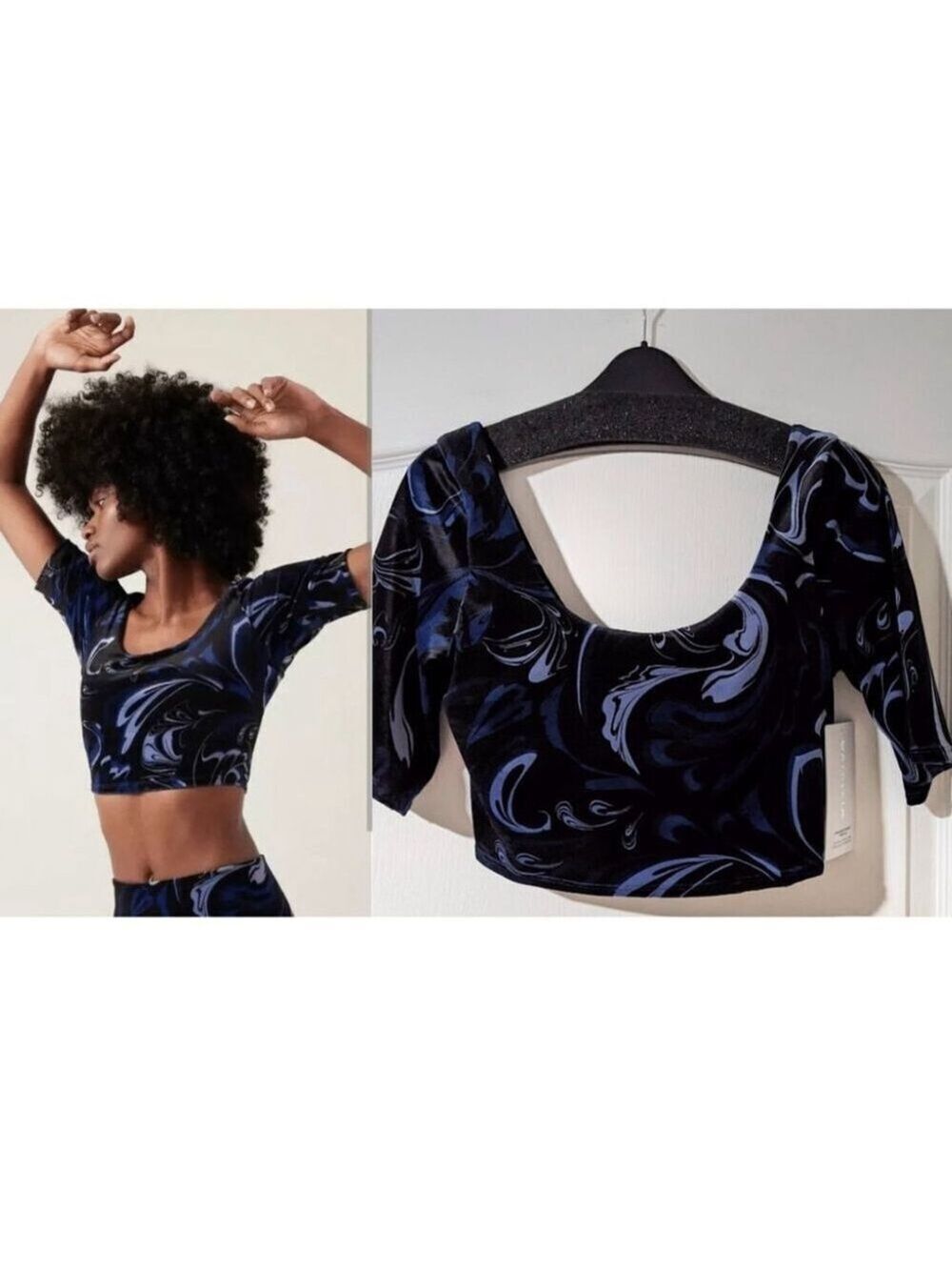NWT Athleta | Exhilarate Velvet Crop A-C